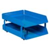 Fluted Steel Letter Tray 2 Tier - Image 3