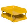 Fluted Steel Letter Tray 2 Tier - Image 4